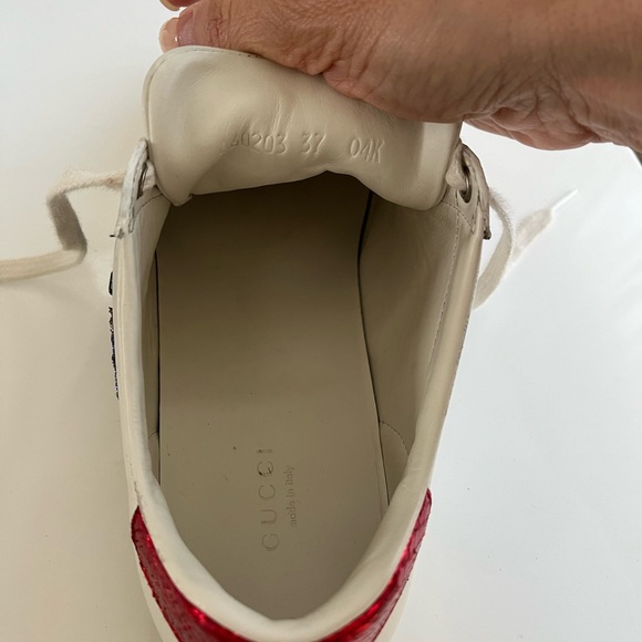 Gucci Ace Web Accent Sneakers with box and dust bags - Picture 11 of 11